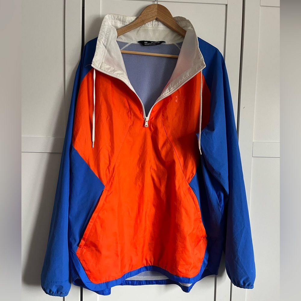 MENS XXL UNDER ARMOUR Colorblock Windbreaker Jacket